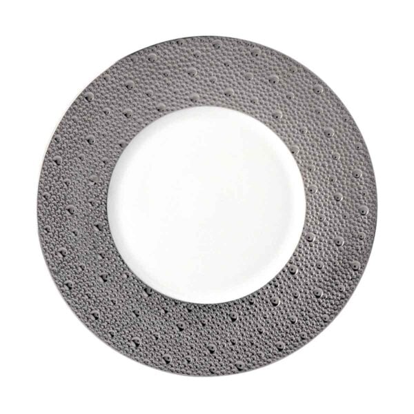 Bernardaud Ecume Platinum Salad Plate | Kneen & Co