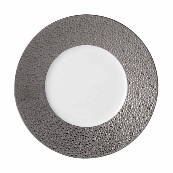 Bernardaud Ecume Platinum Bread and Butter Plate | Kneen & Co