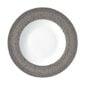 Bernardaud Ecume Platinum Rim Soup Bowl Small | Kneen & Co