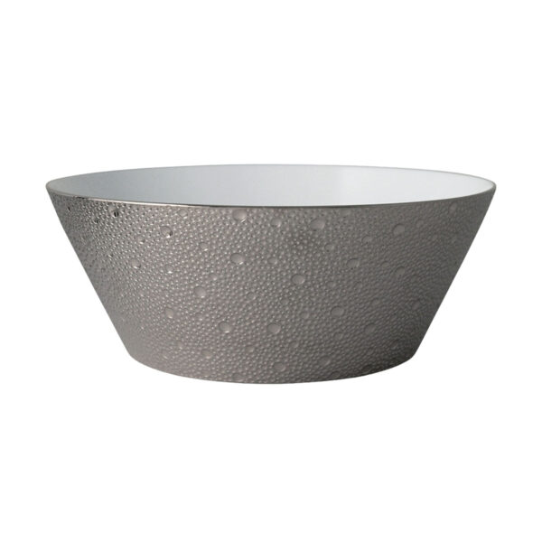 Bernardaud Ecume Platinum Salad Bowl Large | Kneen & Co