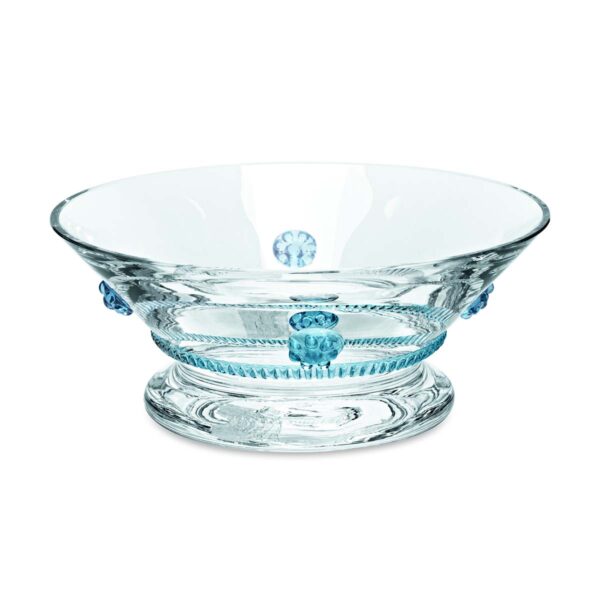 THERESIENTHAL-BACCHUS-blaue-Rosetten+Radlband-Nussschalchen-120-mm-Ø-I-1200x1200-100KB Theresienthal Bacchus Bowl Blue | Kneen & Co