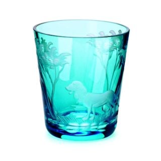 Theresienthal Kilimandscharo Lion Tumbler Aquamarine | Kneen & Co