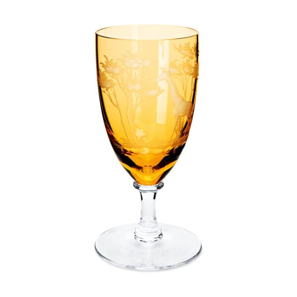 THERESIENTHAL-KILIMANDSCHARO-mandarin-Gravur-Giraffe-Weinkelch-160mm-I-1200x1200-100KB Theresienthal Kilimandscharo Giraffe Wine Glass, 172 mm | Kneen & Co