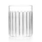 Minimalist white studio background with Fferrone Bessho Tumbler in fluted borosilicate glass | Kneen & Co