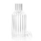 Minimalist white studio background with Fferrone Boyd Decanter in fluted borosilicate glass | Kneen & Co