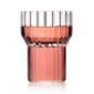 Minimalist white studio background with Fferrone Boyd Medium Glass in fluted borosilicate glass | Kneen & Co