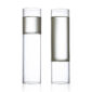 Minimalist white studio background with a pair of Fferrone Revolution Champagne Flutes in borosilicate glass | Kneen & Co