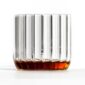 Minimalist white studio background with Fferrone Dearborn Wine Glass in fluted borosilicate glass | Kneen & Co