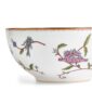 Close-up studio shot with Wedgwood Mythical Creatures cereal bowl in fine bone china featuring whimsical animal illustrations and gold rim detailing | Kneen & Co