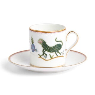 Wedgwood Kit Kemp Mythical Creatures Coffee Cup and Saucer | Kneen & Co