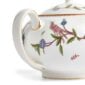 Close-up studio shot with Wedgwood Kit Kemp Mythical Creatures Teapot in fine bone china featuring whimsical animal illustrations and gold rim detailing | Kneen & Co