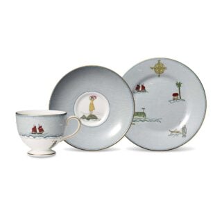 Wedgwood Kit Kemp Sailor’s Farewell 3-Piece Tea Set | Kneen & Co