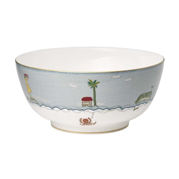 701587422604-Wedgwood-Sailor-Serving-Bowl-25cm-1200x1200-100KB Wedgwood Kit Kemp Sailor’s Farewell Large Salad / Fruit Bowl | Kneen & Co
