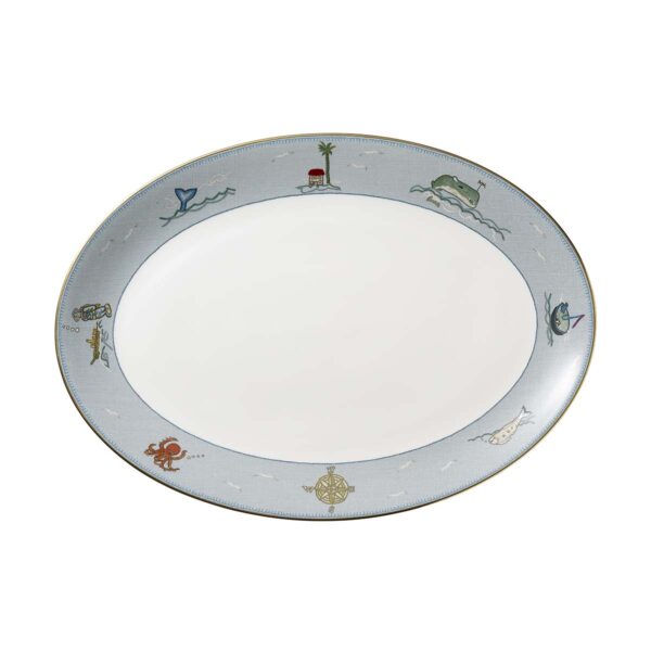 Wedgwood Kit Kemp Sailor’s Farewell Oval Platter | Kneen & Co