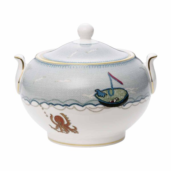 Wedgwood Kit Kemp Sailor’s Farewell Sugar Pot with Cover | Kneen & Co