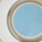 Close-up shot of Wedgwood Helia Bread Plate featuring neoclassical design finished with 22-carat gold detailing | Kneen & Co