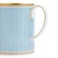 Close-up shot of Wedgwood Helia Sugar and Creamer featuring neoclassical design finished with 22-carat gold detailing | Kneen & Co