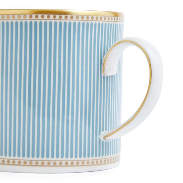 701587471701-Wedgwood-Helia-Mug-326ml-11floz-deatil2-1200x1200-100KB Close-up shot of Wedgwood Helia Mug featuring neoclassical design finished with 22-carat gold detailing | Kneen & Co