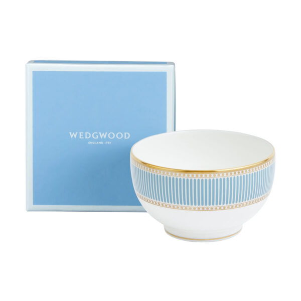 701587477062-Wedgwood-Helia-Rice-Bowl-10cm-Giftbox-1200x1200-100KB Wedgwood Helia Rice Bowl with Wedgwood’s signature blue gift box featuring neoclassical design finished with 22-carat gold detailing | Kneen & Co
