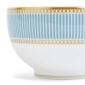 Close-up shot of Wedgwood Helia Rice Bowl featuring neoclassical design finished with 22-carat gold detailing | Kneen & Co