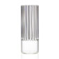 Minimalist studio setting with a clear Fferrone Flight Champagne Flute in borosilicate glass highlighting the elegant vertical fluted variant | Kneen & Co