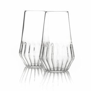 Fferrone Mixed Flute Glass (Set of 2) | Kneen & Co