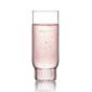 Minimalist studio display of a Fferrone Rasori Champagne Flute in borosilicate glass with a tall cylindrical body and a short ribbed base | Kneen & Co