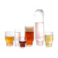 Minimalist studio arrangement of Fferrone Rasori Glassware in fluted borosilicate glass | Kneen & Co