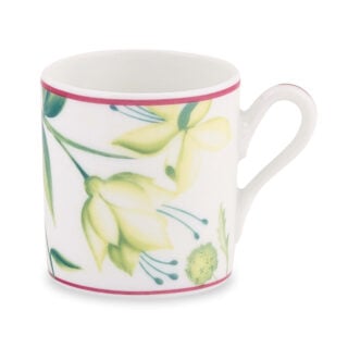 Ginori 1735 Florenza Impero Coffee Cup in Acanto Fondo Bianco | Kneen & Co