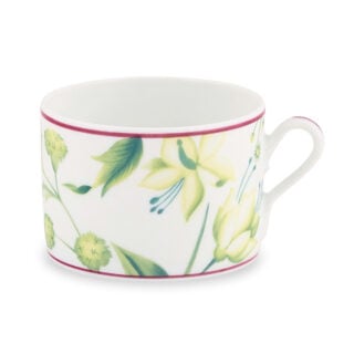 Ginori 1735 Florenza Impero Tea Cup in Acanto Fondo Bianco | Kneen & Co