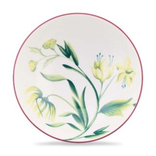 Ginori 1735 Florenza Venezia Fruit Bowl in Acanto Fondo Bianco | Kneen & Co