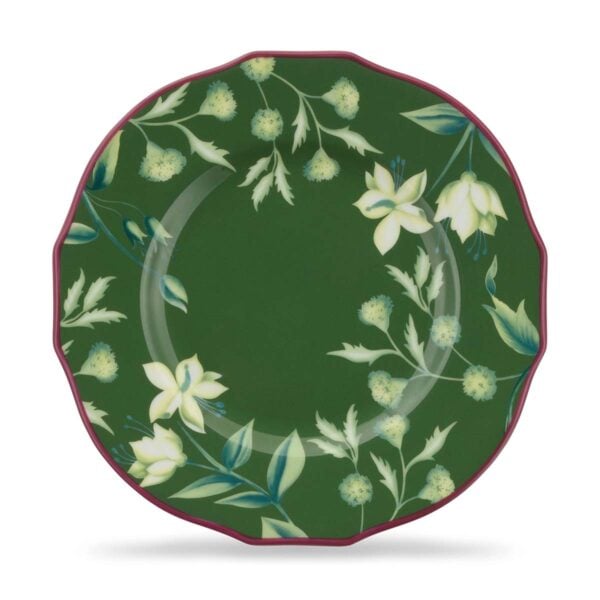 GINORI-FLORENZA-165RG00-FPT110010170G00136001-1200x1200-100KB Ginori 1735 Florenza Duchessa Flat Bread Plate in Verde Acanto | Kneen & Co