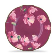 Ginori 1735 Florenza Duchessa Flat Bread Plate in Rosa Malva