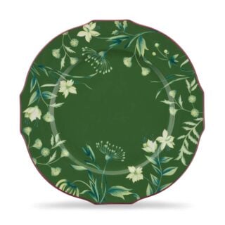 Ginori 1735 Florenza Duchessa Charger Plate in Acanto Fondo Scuro | Kneen & Co