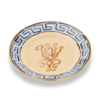 Ginori-ILViaggio-DiNettuno-004RG00_FPT110010160G00135001-1-1200×1200-100KB Ginori 1735 Il Viaggio di Nettuno Flat Bread Plate in Brown + Light Blue | Kneen & Co