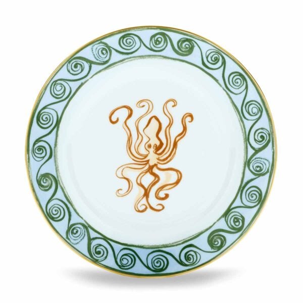Ginori-ILViaggio-DiNettuno-004RG00_FPT110010220G00135001-1200x1200-100KB Ginori 1735 Il Viaggio di Nettuno Flat Dessert Plate in Brown + Light Blue | Kneen & Co