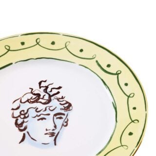 Ginori-ILViaggio-DiNettuno-004RG00_FPT110010280G00135000-1-1200×1200-100KB Ginori 1735 Il Viaggio di Nettuno Dinner Plate in Green + Yellow | Kneen & Co