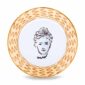 Ginori 1735 Il Viaggio di Nettuno Dinner Plate in Brown + Light Blue | Kneen & Co
