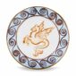 Ginori 1735 Il Viaggio Di Nettuno Round Box with Cover in Brown + Light Blue | Kneen & Co