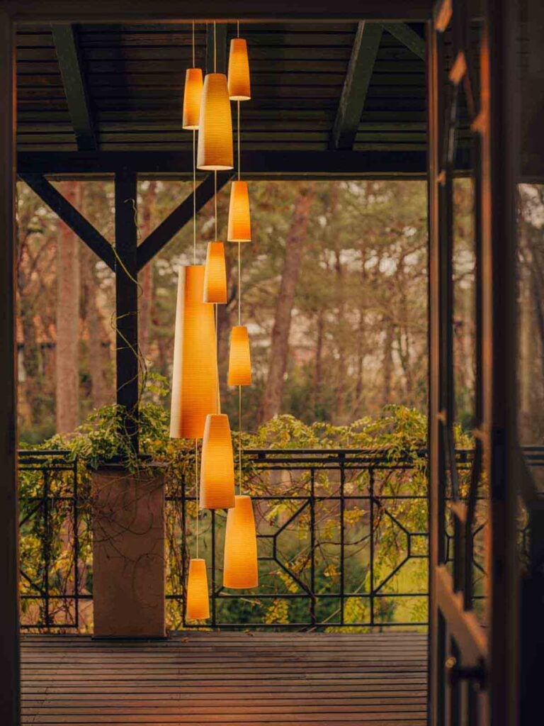 Stefanie Hering Stream 9-light Pendant Cascade Cluster Light | Kneen & Co