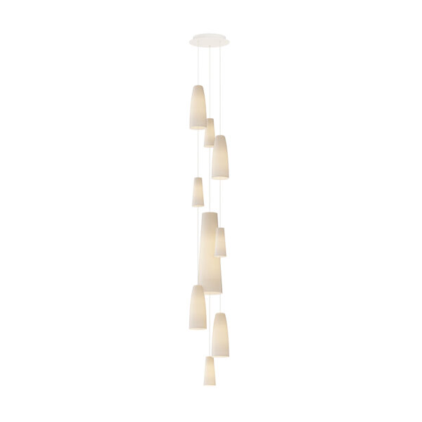 Hering_Berlin_Lighting_Stefanie_Hering_Stream_SM30009-PLS Stefanie Hering Stream 9-light Pendant Cascade Cluster Light | Kneen & Co
