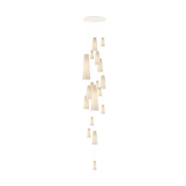 Hering_Berlin_Lighting_Stefanie_Hering_Stream_SM30018-PLS Stefanie Hering Stream 30-light Pendant Cascade Cluster Light | Kneen & Co
