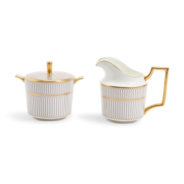 701587433037-Wedgwood-Anthemion-Grey-Sugar+Creamer-Set-front Wedgwood Anthemion Grey Sugar and Creamer Set | Kneen & Co