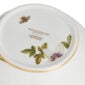 Close-up shot of Wedgwood Hummingbird Small Lidded Vase defined by expressive floral motifs and an artfully sculpted bird finial finished with 22-carat gold detailing | Kneen & Co