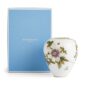 Wedgwood Hummingbird Small Vase with Wedgwood’s signature blue gift box defined by expressive floral motifs and an artfully sculpted bird finial finished with 22-carat gold detailing | Kneen & Co
