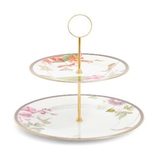 Wedgwood Hummingbird 2-Tier Cake Stand | Kneen & Co