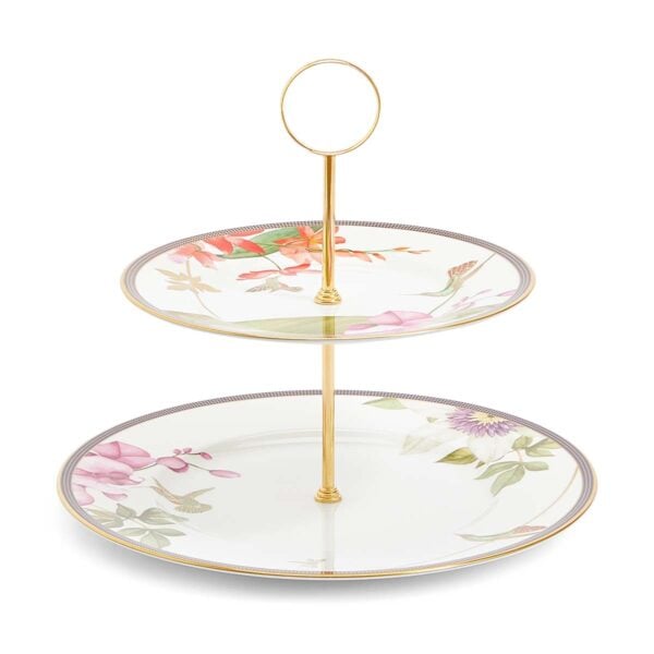 701587439756-Wedgwood-Hummingbird-2-Tier-Cake-Stand-front-1200x1200-100KB Wedgwood Hummingbird 2-Tier Cake Stand | Kneen & Co