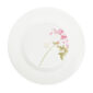 Close-up shot of Wedgwood Hummingbird Dinner Plate defined by expressive floral motifs and an artfully sculpted bird finial finished with 22-carat gold detailing | Kneen & Co