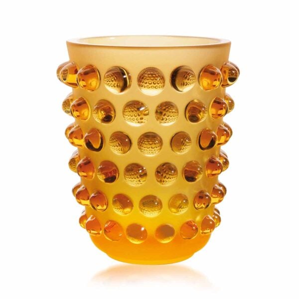 LALIQUE-10029000-Mossi-Vase-Ambre-1200x1200-100KB Lalique Mossi Vase Amber | Kneen & Co