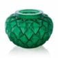 Lalique Languedoc Vase Green | Kneen & Co